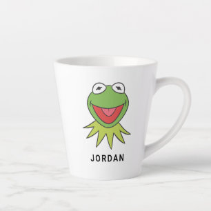 Tasse Latte Kermit la tête de dessin de la grenouille