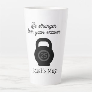 Tasse Latte Kettlebell et la motivation de la condition physiq