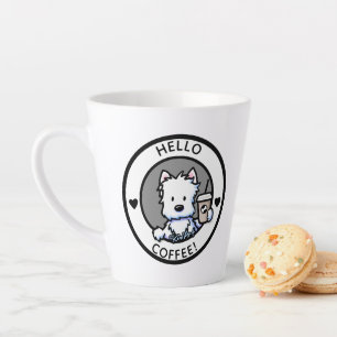 Tasse Latte KiniArt Coffee Westie