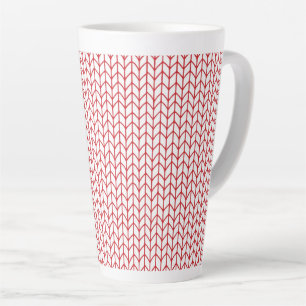 Tasse Latte KNIT DE LIGNE ROUGE Tall LatMug