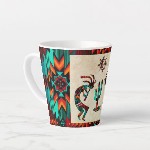 Tasse Latte Kokopelli Et Cactus