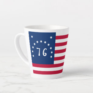 Tasse Latte La bannière de Bennington : le drapeau de bataille