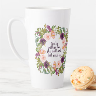 Tasse Latte La Bible chrétienne Dieu en elle