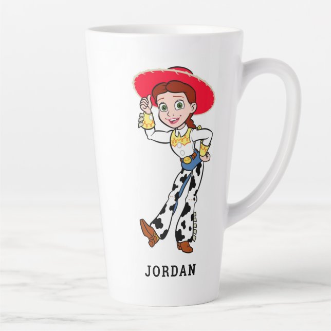 Tasse Latte La cow-girl de Toy Story Jesse saluée (Droite)