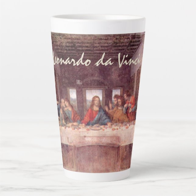 Tasse Latte La Dernière soupe de Léonard de Vinci (Devant)
