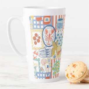 Tasse Latte La Dolce Vita Citrons d'été italiens Méditerranée 
