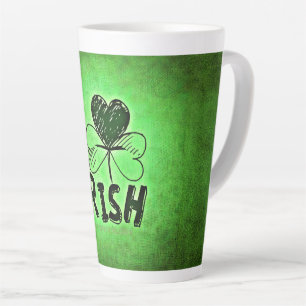 Tasse Latte La fête irlandaise de la Saint-Patrick par Slipper