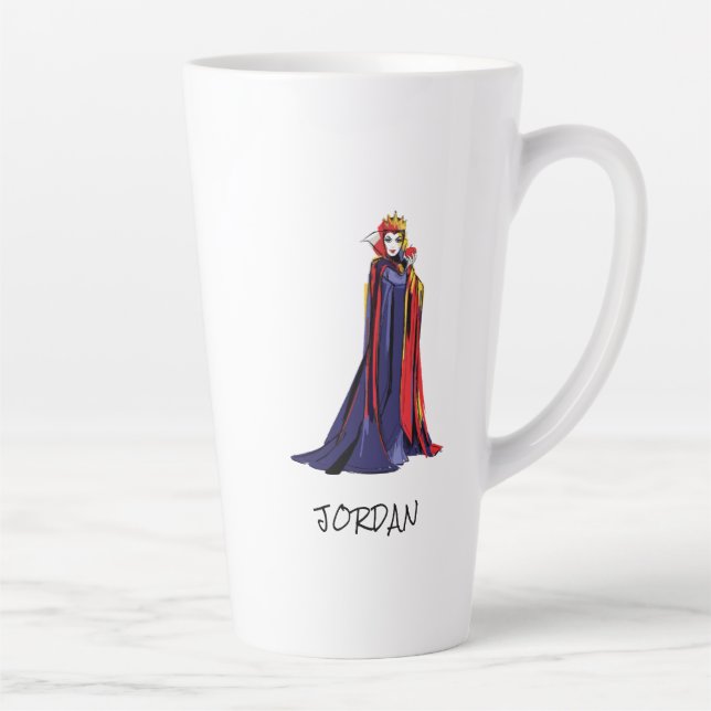 Tasse Latte La Reine du Mal| Poser avec Apple (Droite)