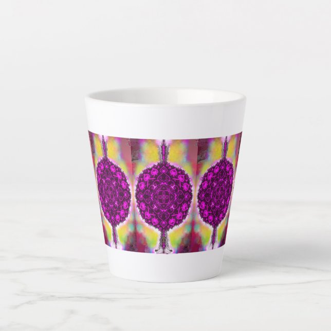 Tasse Latte La vibration de la lumière (Devant)