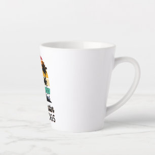 Tasse Latte La vie est meilleure avec les chiens Retro Sunset 