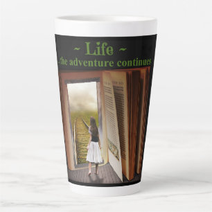 Tasse Latte La vie, l'aventure continue