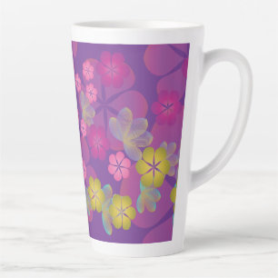 Tasse Latte Lacy Lotus Purple