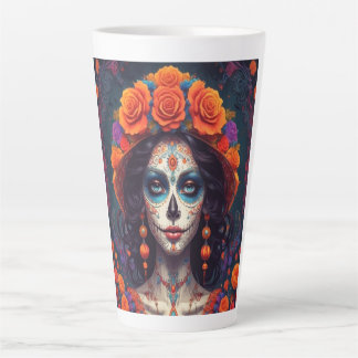Tasse Latte Lady Catrina portrait