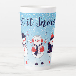 Tasse Latte Laisse-le neiger