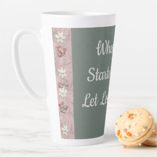 Tasse Latte Laissez Love Rain !