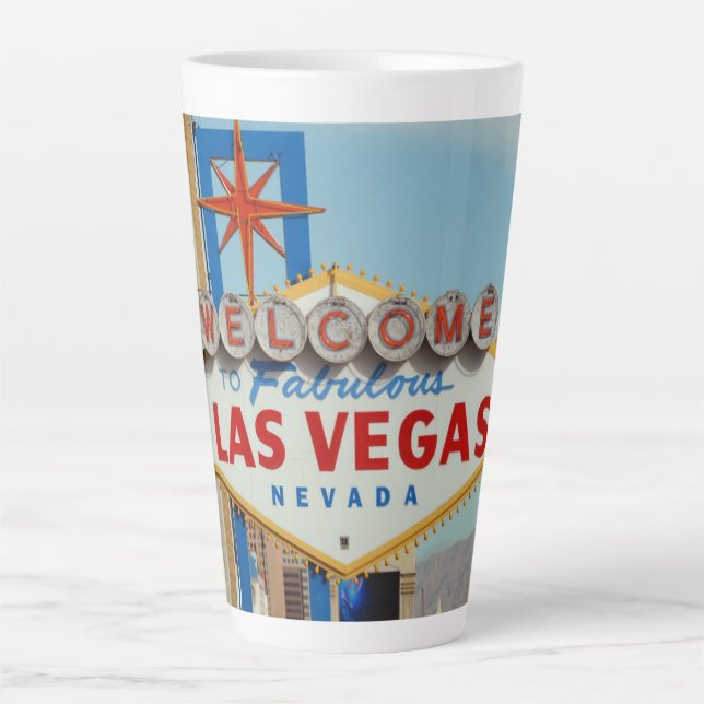 Tasse Latte Las Vegas (Devant)