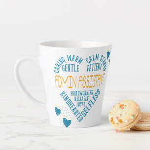 Tasse Latte Latte d'appréciation de l'assistant d'administrati