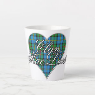 Tasse Latte Latte Love Clan MacLeod de Harris Tartan Heart