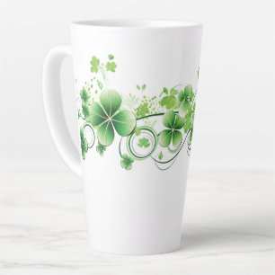 Tasse Latte Latte Mug-St. Patricks Clovers