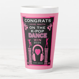 Tasse Latte Lauréat du concours de danse K-Pop Félicitations