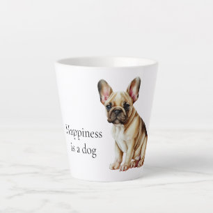 Tasse Latte Le bonheur est un chien