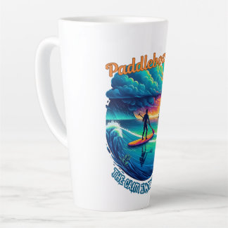 Tasse Latte Le calme dans ma tempête - Paddleboard