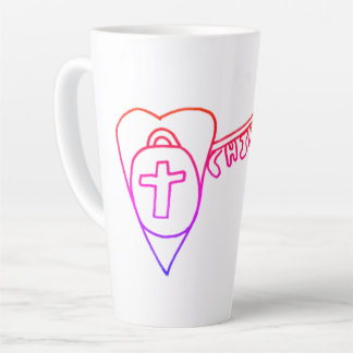 Tasse Latte Le Christ est la clé de la grande boue en latte