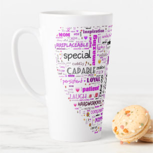 Tasse Latte Le Coeur de maman
