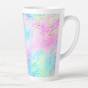 Tasse Latte Le design Iridescente Leopard Series 10