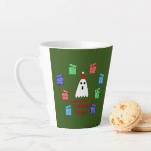Tasse Latte Le fantôme de Noël présente drôle