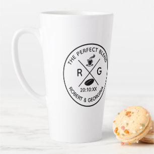 Tasse Latte Le Mélange Parfait De Mariage Café Moderne Favoris