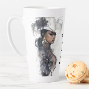 Tasse Latte Le pouvoir n’est pas fort, il est bien positionné