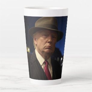 Tasse Latte Le président américain Donald Trump parrain