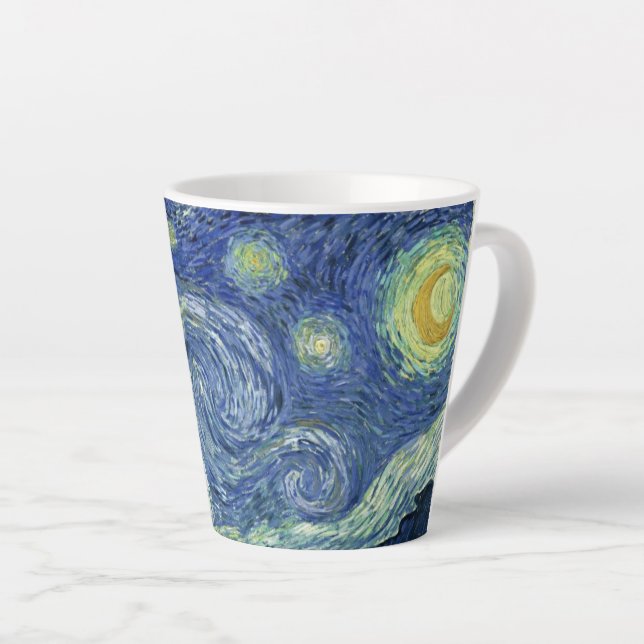 Tasse Latte Le Starry Night-Vincent van Gogh Small (Angle droit)