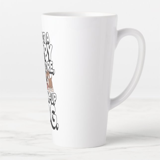 Tasse Latte Le voyage du chien adulte (Droite)