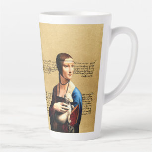 Tasse Latte Léonard de Vinci Lady avec Ermine
