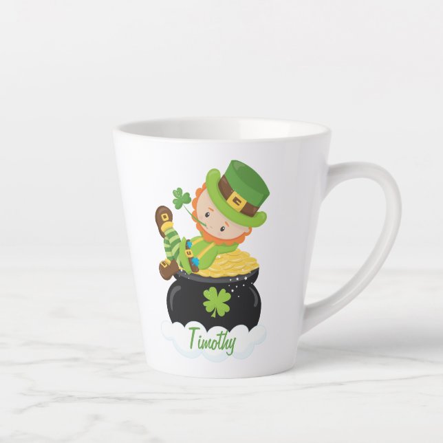 Tasse Latte Leprechaun chance (Droite)