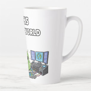 Tasse Latte Les Aliens Dirigent le Monde