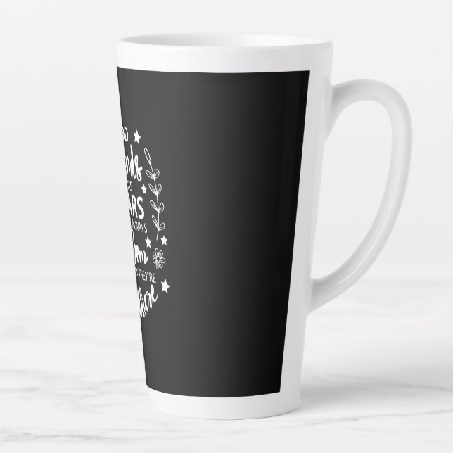 Tasse Latte Les Bons Amis Sont Comme Des Étoiles (Droite)
