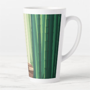 Tasse Latte Les forêts de bambou