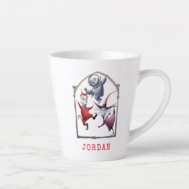 Tasse Latte Les Garçons encadrés d'Oogie (Droite)