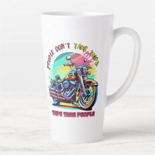 Tasse Latte Les gens ne prennent pas de voyage : Vélo de style