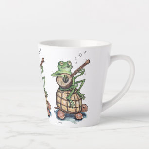 Tasse Latte Les Grenouilles Du Progrès