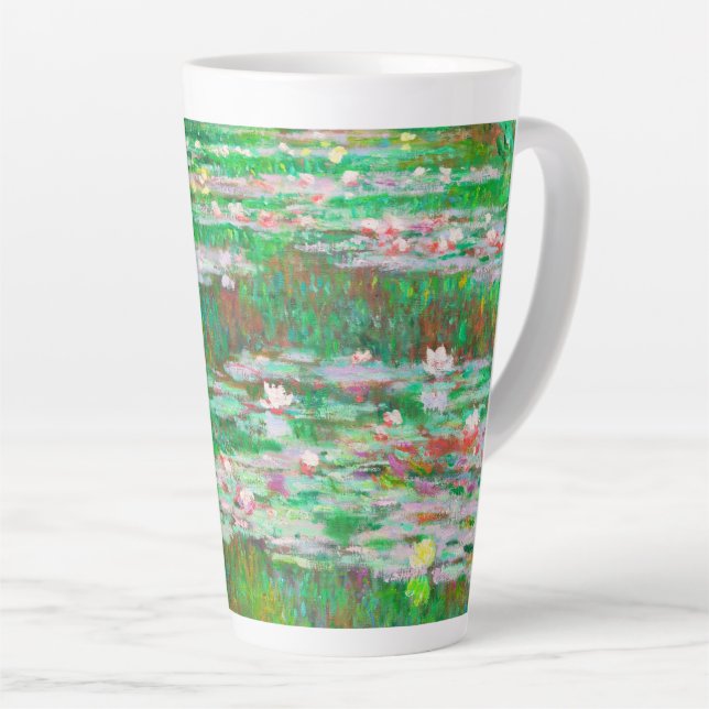 Tasse Latte Les nénuphars de Monet (Angle droit)