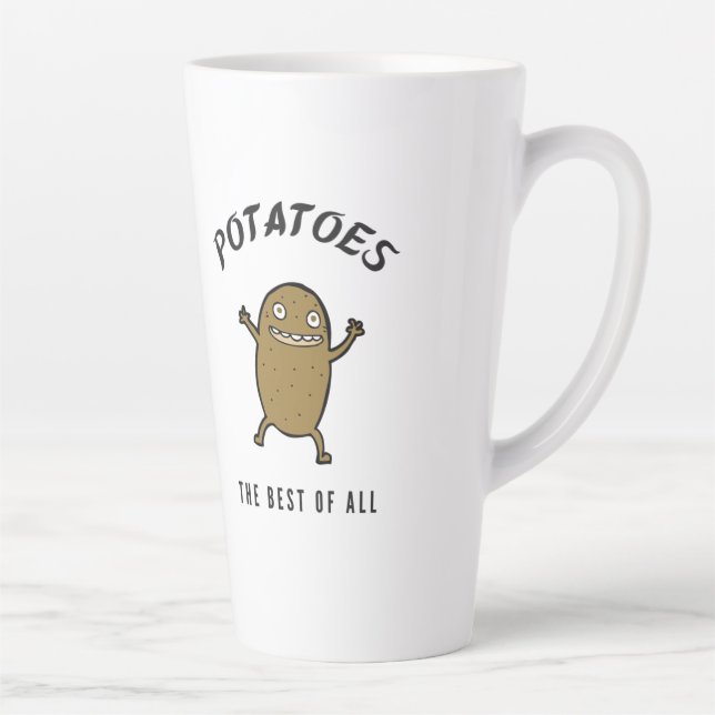 Tasse Latte Les pommes de terre sont les meilleures de toutes (Droite)