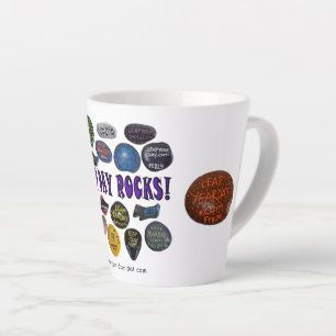 TASSE LATTE LES ROCHERS DE LA JOURNÉE DE SOMMEIL !