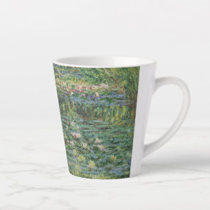 Tasse Latte L'étang À Eau, Peinture À L'Huile Paysagère, Monet