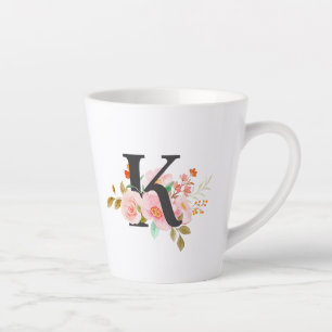 Tasse Latte Lettre K