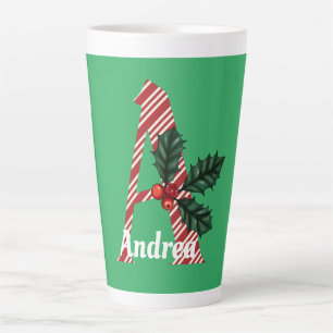 Tasse Latte LETTRE sucre de canne Bande A Grand Noël