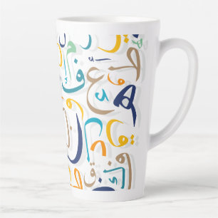 TASSE LATTE LETTRES ARABES CABINE
